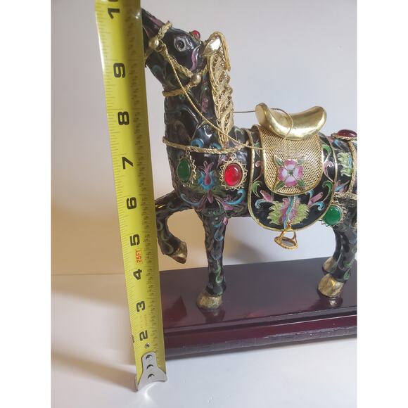 Vintage Decorative Metal Horse Statue 11 1/4 Metal Horse Statue - 11\
